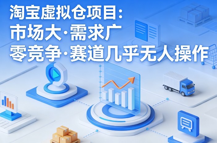 淘宝虚拟仓项目,市场大,需求广,零竞争,赛道几乎没人操作(更新0410)-智云网