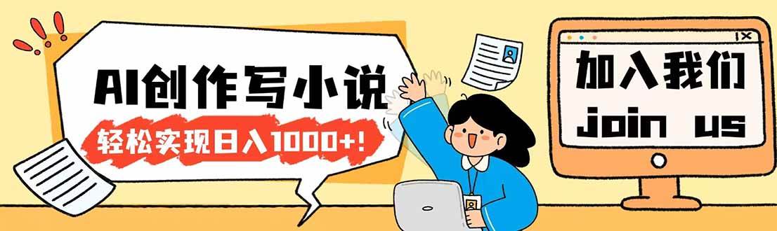 (17822期)26年最新风口项目AI工具创作写小说,轻松实现日入1000+-智云网