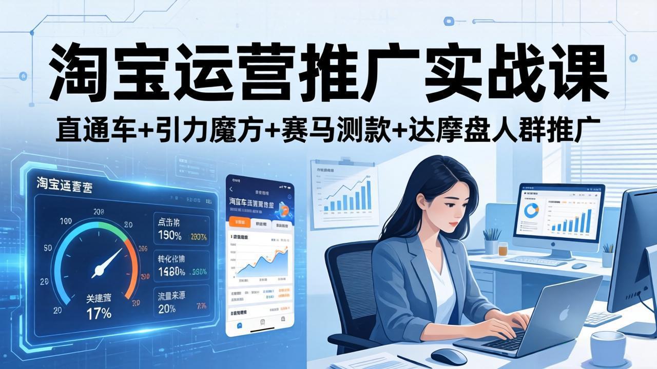 淘宝运营推广实战课(更新26年3月-智云网