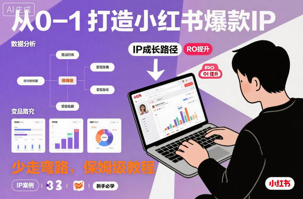 从0-1如何打造一个小红书爆款IP，少走弯路，保姆级教程-智云网