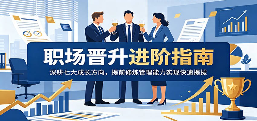职场晋升进阶指南：深耕七大成长方向，提前修炼管理能力实现快速提拔-智云网