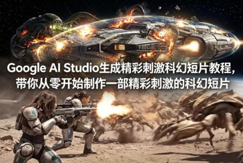Google AI Studio生成精彩刺激科幻短片教程,带你从零开始制作一部精彩刺激的科幻短片【双语字幕】-智云网
