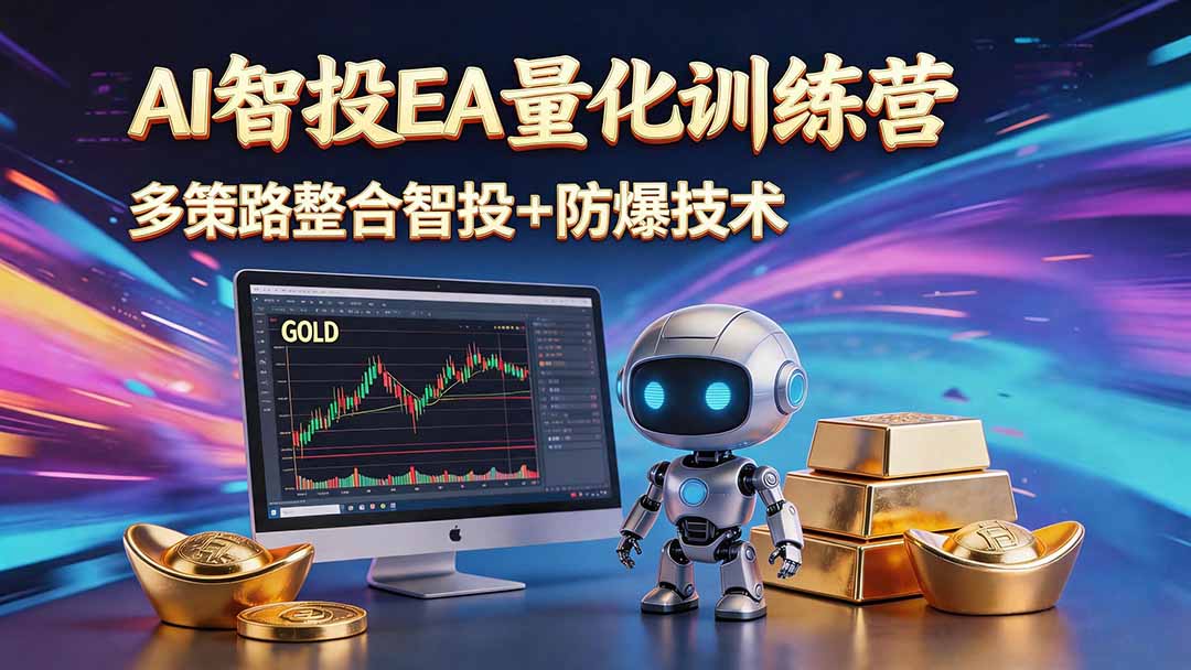 AI智投EA量化运营技术,自动化黄金操盘技术,小白也可以轻松上手日入1000+-智云网