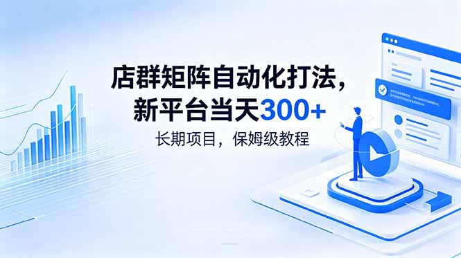 店群矩阵自动化打法，新平台当天300+，长期项目，保姆级教程-智云网