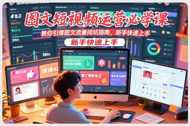 图文短视频运营必学课，教你引爆图文流量闭坑指南，新手快速上手-智云网