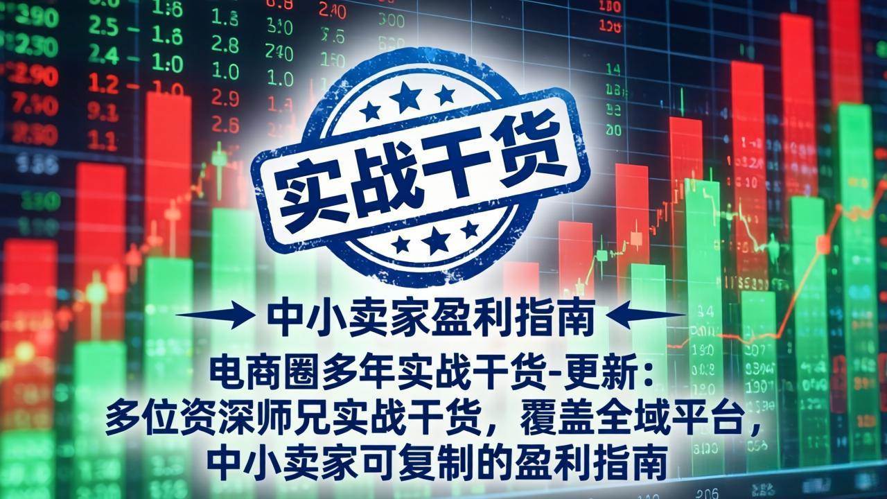 (18398期)电商圈多年实战干货-更新5月10:多位资深师兄实战干货/覆盖全域平台,中小卖家可复制的盈利指南-智云网