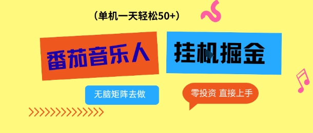 番茄音乐人挂G项目,多窗口去跑一天完稳定50+,零投资,简单无脑【揭秘】-智云网
