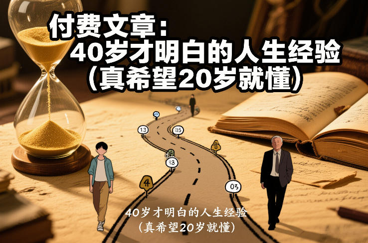 付费文章:40岁才明白的人生经验(真希望20岁就懂)-智云网