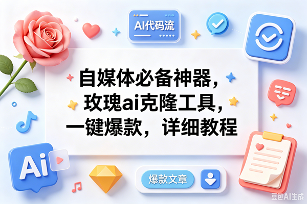 （18882期）玫瑰克隆ai工具，一键爆款ai工具，自媒体必备神器，50多个功能，详细教程-智云网