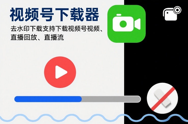 视频号下载器,去水印下载,支持下载视频号视频、直播回放、直播流-智云网
