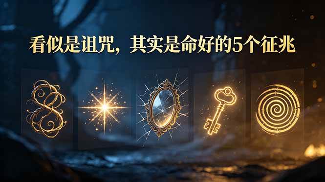 (19089期)付费文章:看似是诅咒,其实是命好的5个征兆-智云网